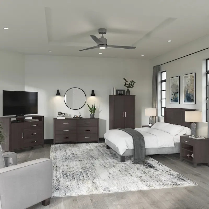 Queen Ash Grey Headboard