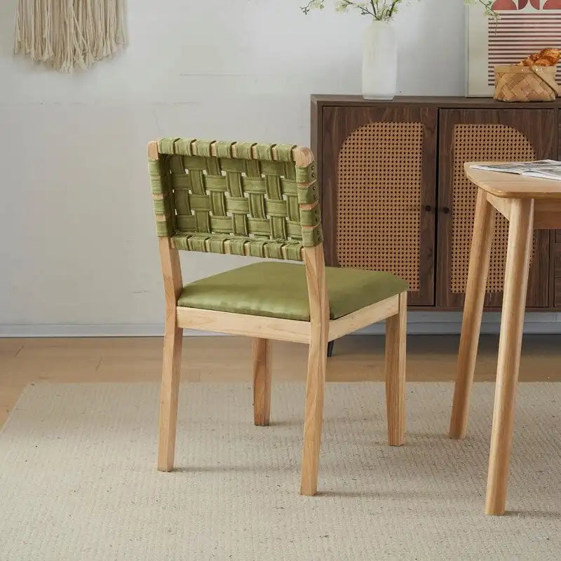 Moderne Holz-Esszimmerstühle im Mid-Century-Stil, 2er-Set