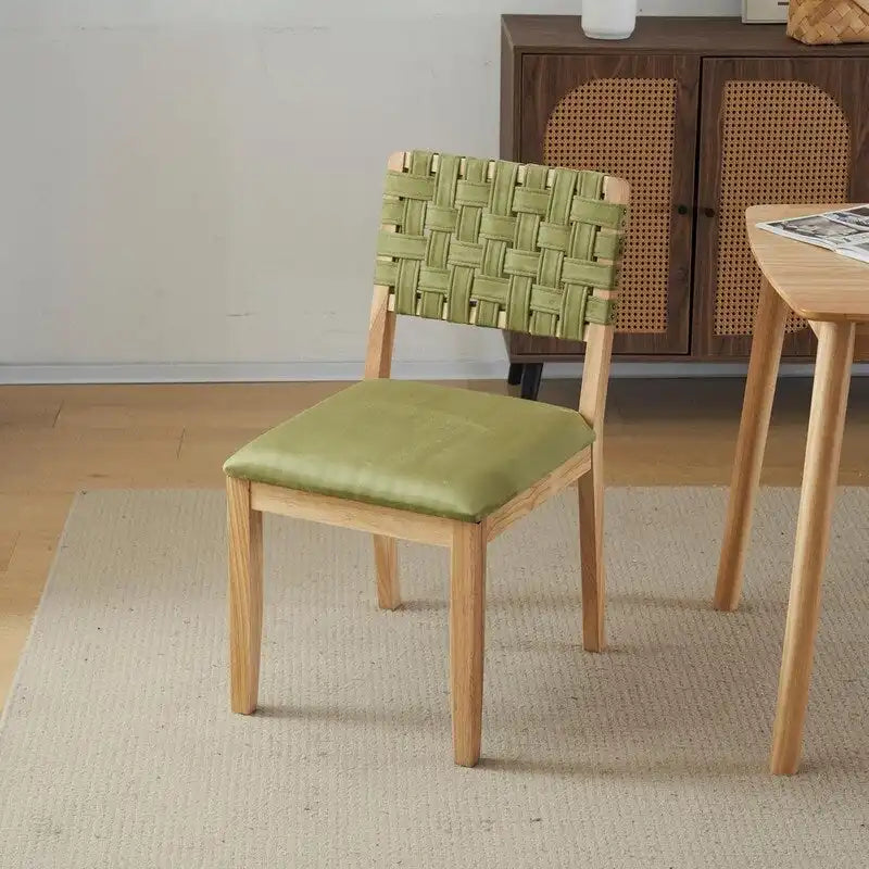 Moderne Holz-Esszimmerstühle im Mid-Century-Stil, 2er-Set