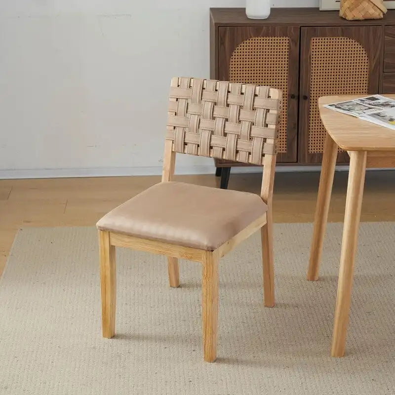 Moderne Holz-Esszimmerstühle im Mid-Century-Stil, 2er-Set