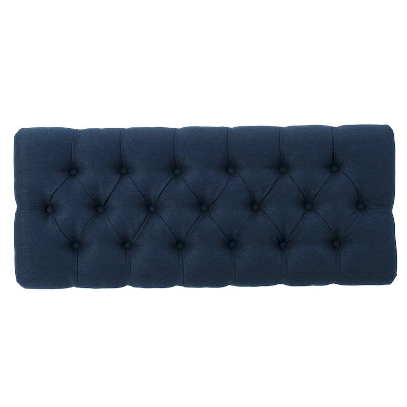 Tufted Fabric Ottoman Bench 41"