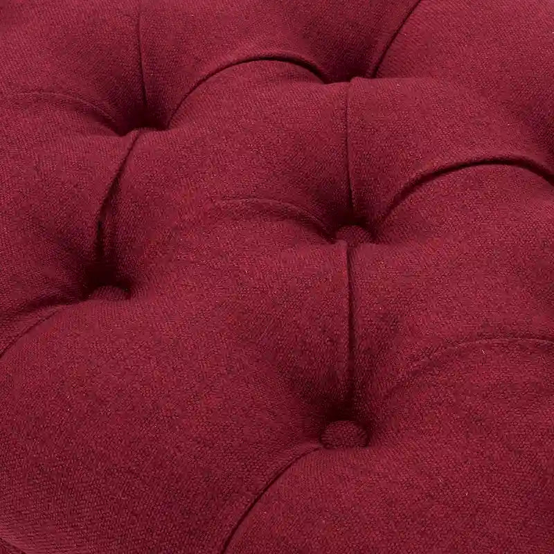 Tufted Fabric Ottoman Bench 41"