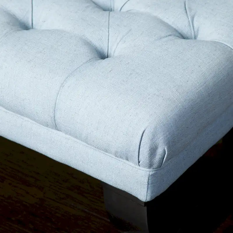 Tufted Fabric Ottoman Bench 41"