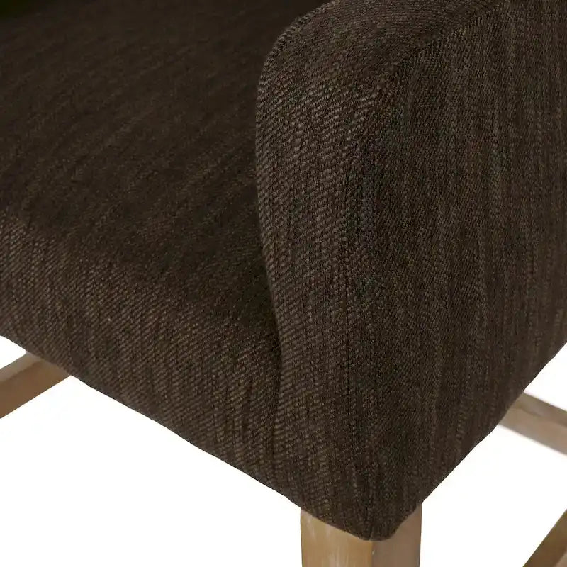 Upholstered 26-inch Counter Stool with Arms
