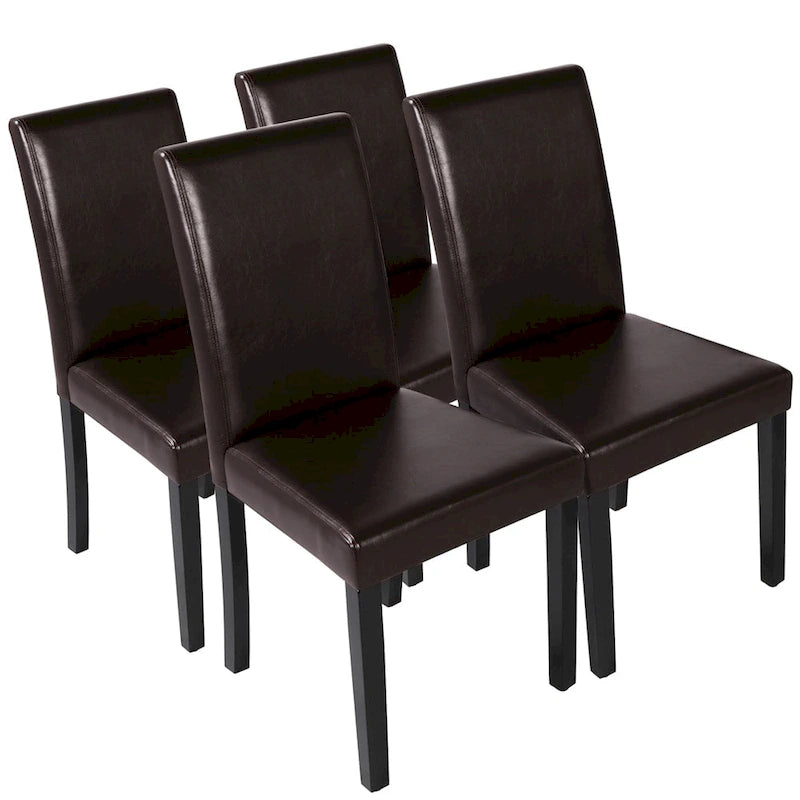 4-piece High Back Dining Room Chairs for Home