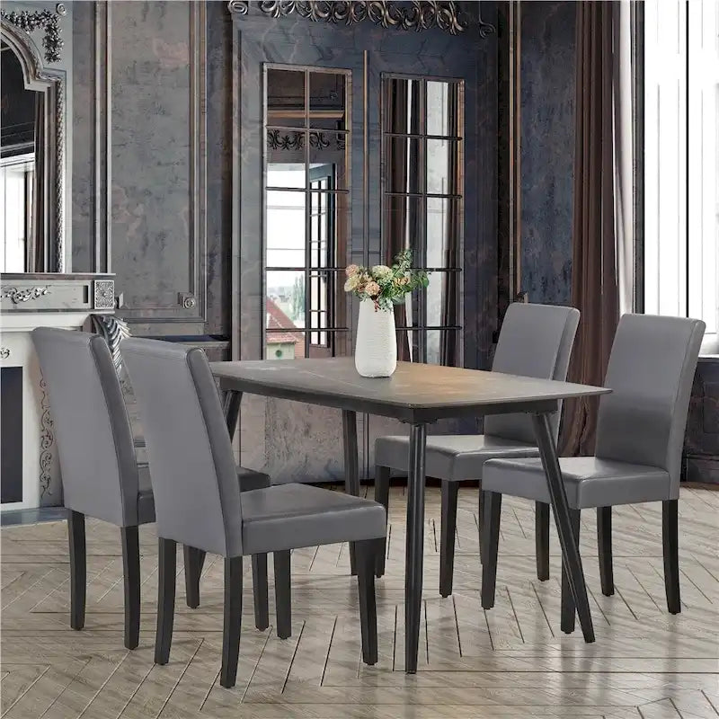 4-piece High Back Dining Room Chairs for Home