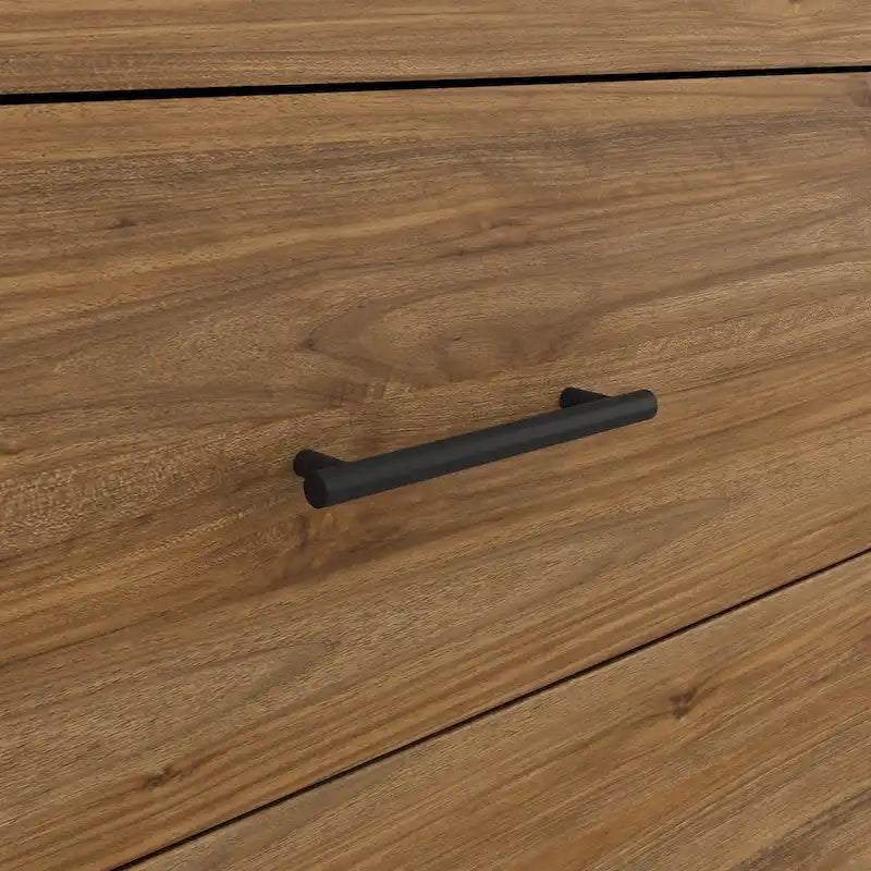 Transitional Grain-textured Grey Dresser