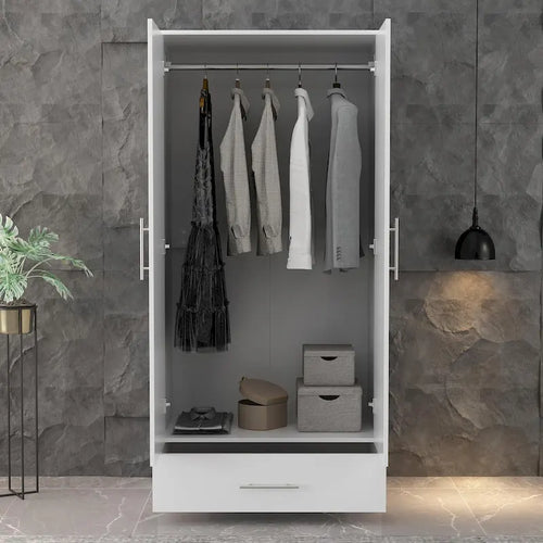 31.5W x 66.9H Wardrobe Armoire For Bedroom