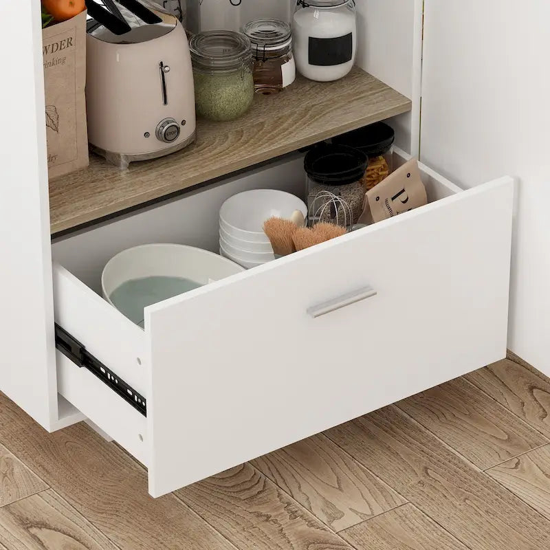 Sideboard Kitchen Island Storage Cabinet Extendable Table Bar Table