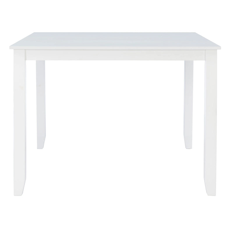 White Square Counter Height Dining Table