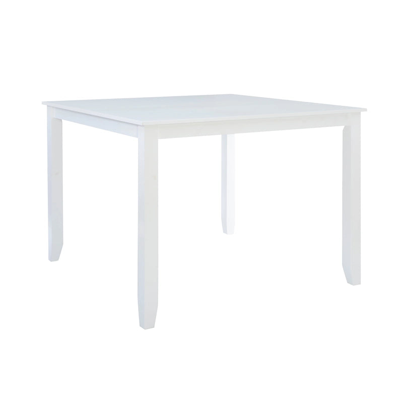 White Square Counter Height Dining Table