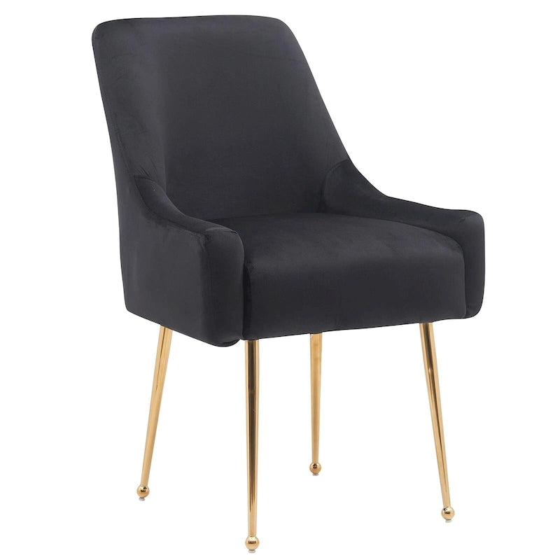Tufted Velvet Upholstered Dining Chair Set of 2