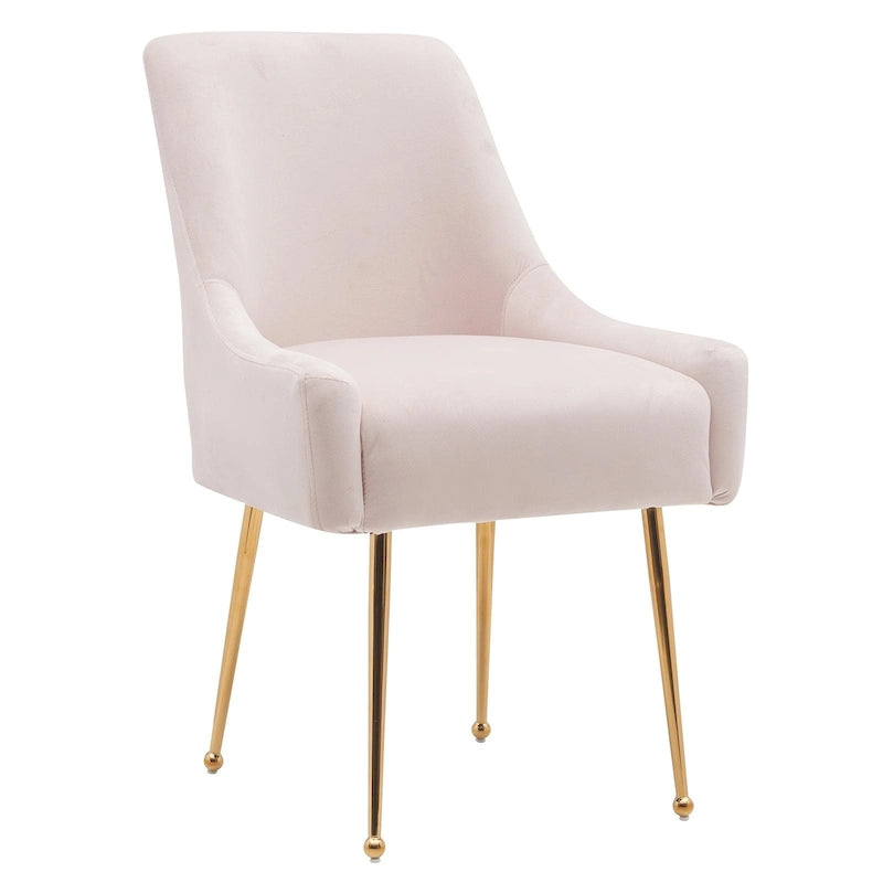 Tufted Velvet Upholstered Dining Chair Set of 2