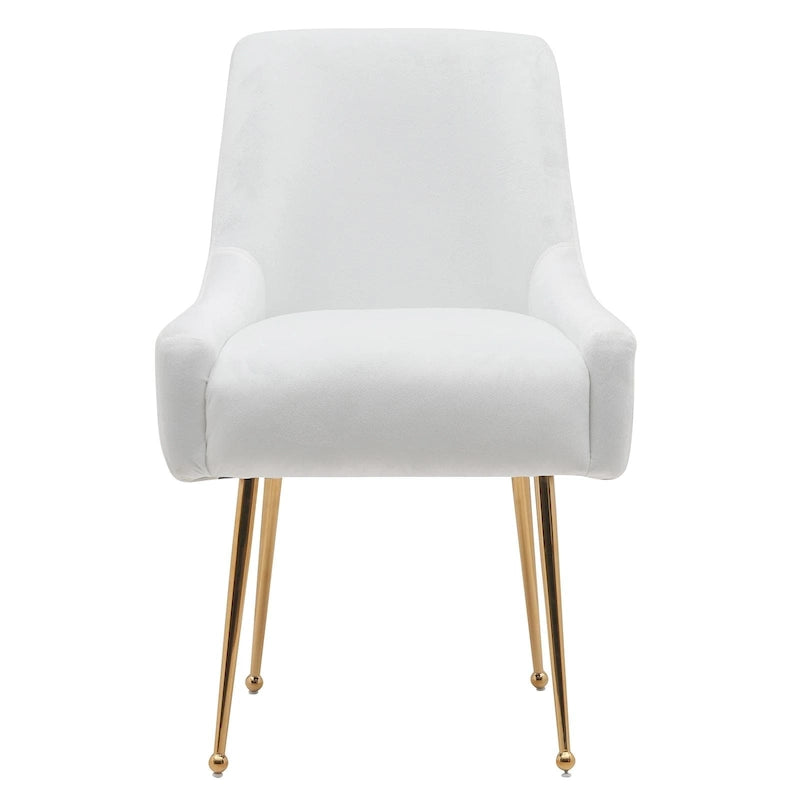 Tufted Velvet Upholstered Dining Chair Set of 2