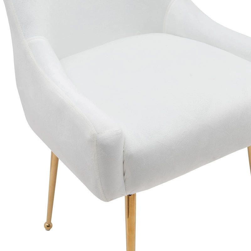 Tufted Velvet Upholstered Dining Chair Set of 2