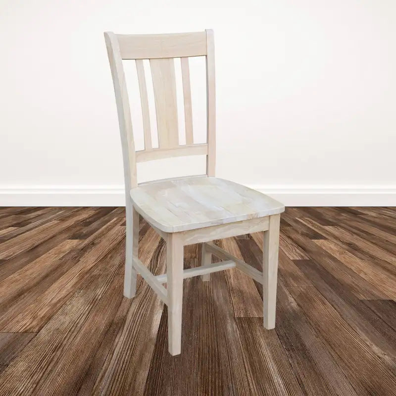 Solid Wood Splatback Dining Chairs, Set of 2