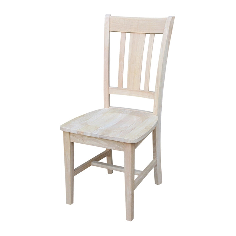 Solid Wood Splatback Dining Chairs, Set of 2