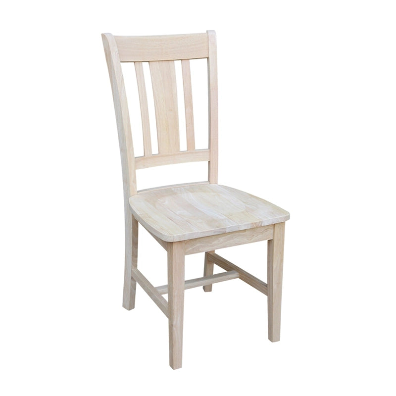 Solid Wood Splatback Dining Chairs, Set of 2