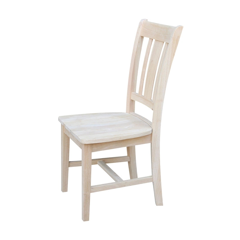 Solid Wood Splatback Dining Chairs, Set of 2