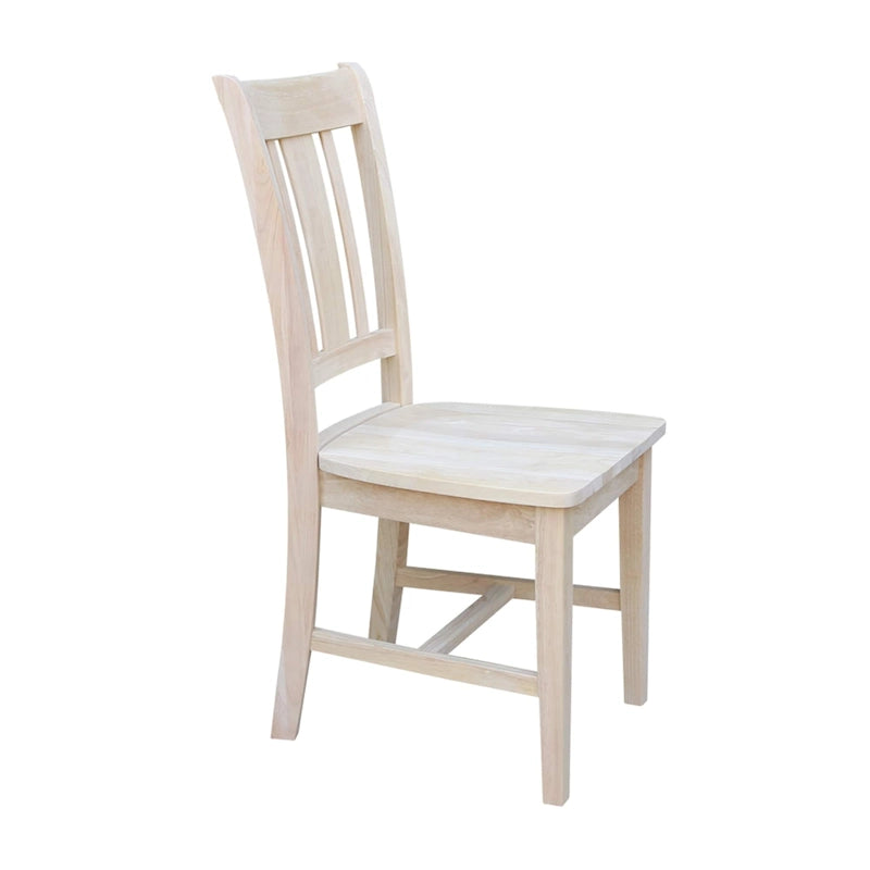Solid Wood Splatback Dining Chairs, Set of 2