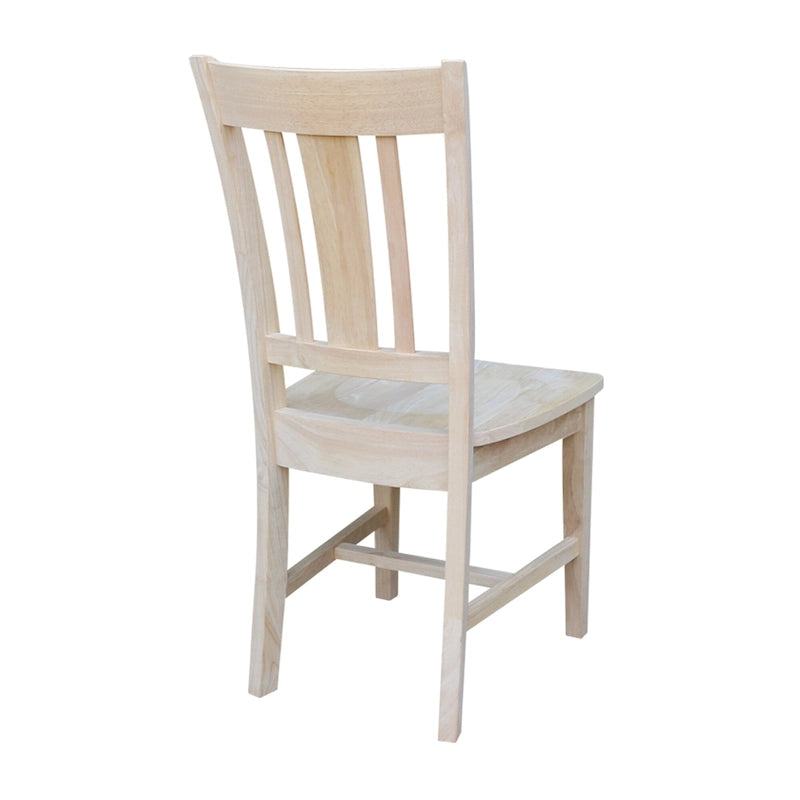 Solid Wood Splatback Dining Chairs, Set of 2