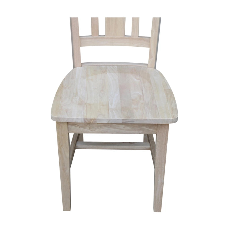 Solid Wood Splatback Dining Chairs, Set of 2