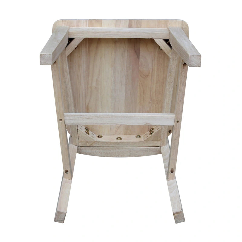 Solid Wood Splatback Dining Chairs, Set of 2