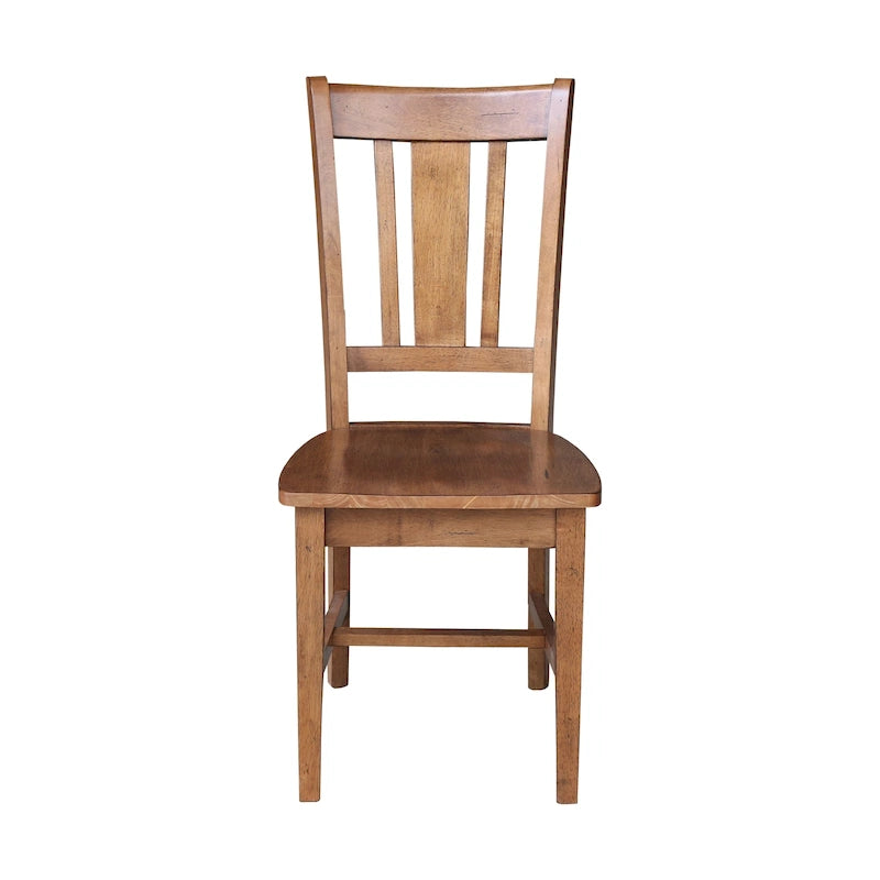 Solid Wood Splatback Dining Chairs, Set of 2