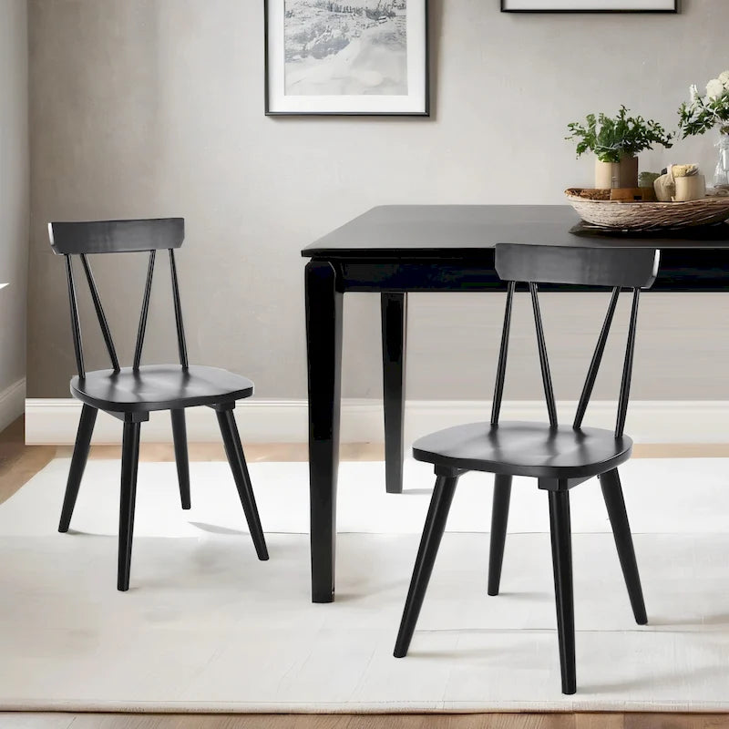 Windsor 17.4 Wide Wooden Dining Chairs