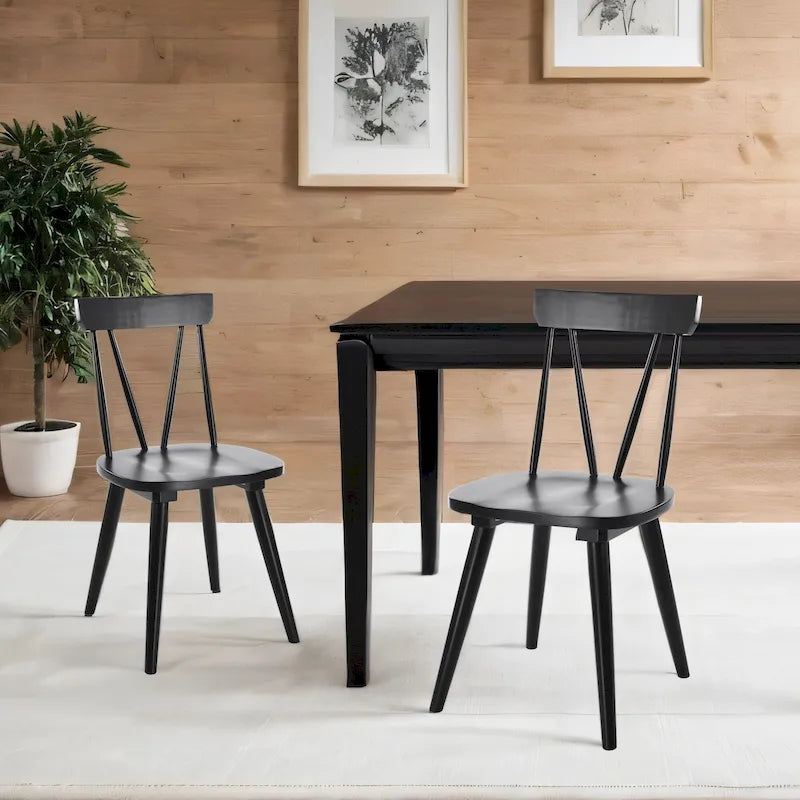 Windsor 17.4 Wide Wooden Dining Chairs