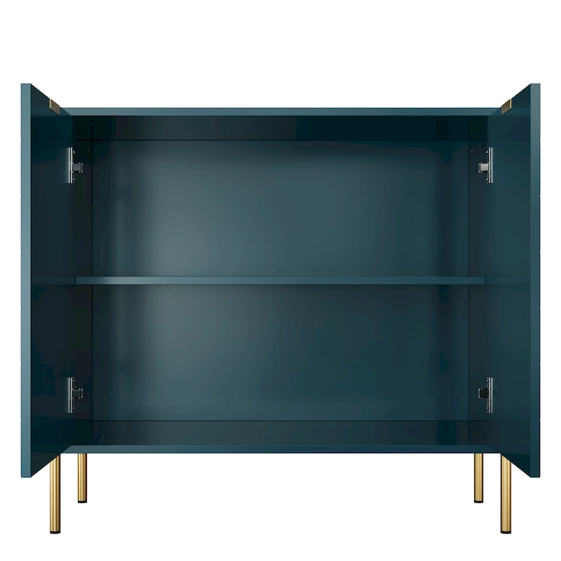 2-Door Storage Media Accent Buffet Sideboard
