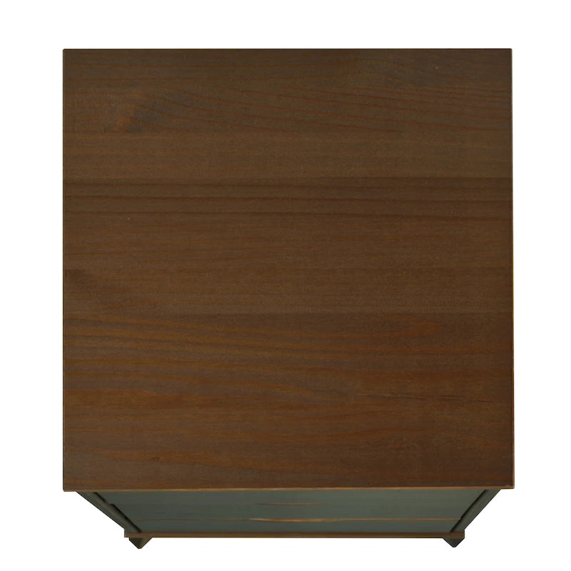 Solid Pine Wood 3-Drawer Nightstand