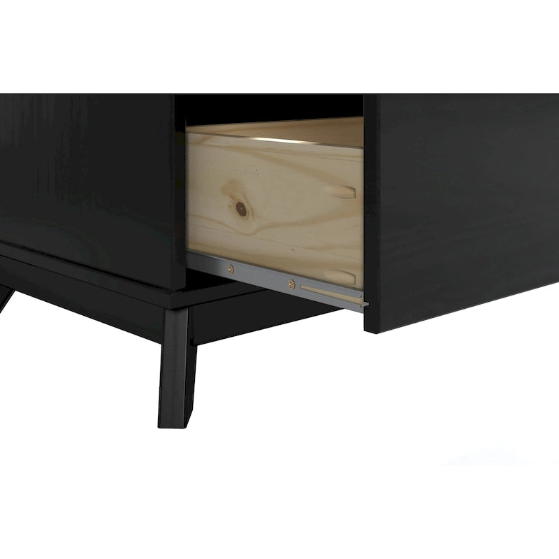 Solid Pine Wood 3-Drawer Nightstand
