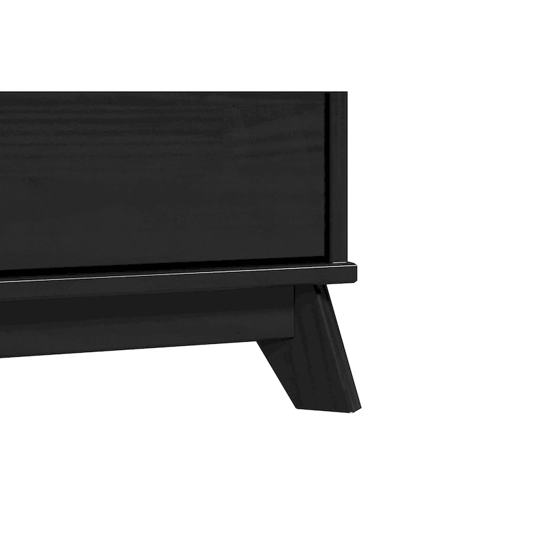 Solid Pine Wood 3-Drawer Nightstand