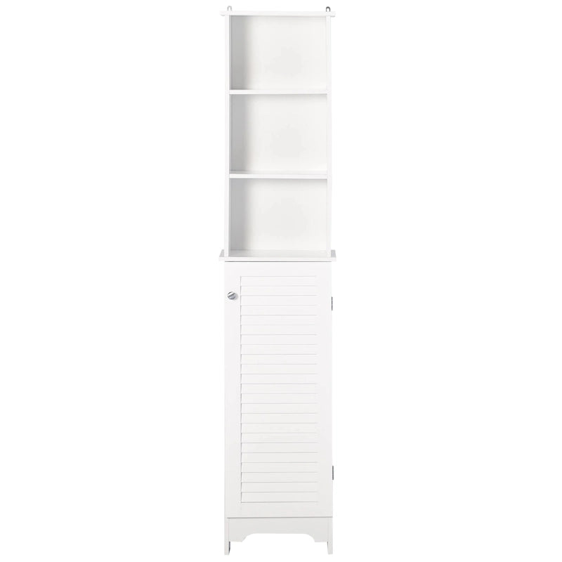Freestanding Bathroom Storage Cabinet Organizer Tower