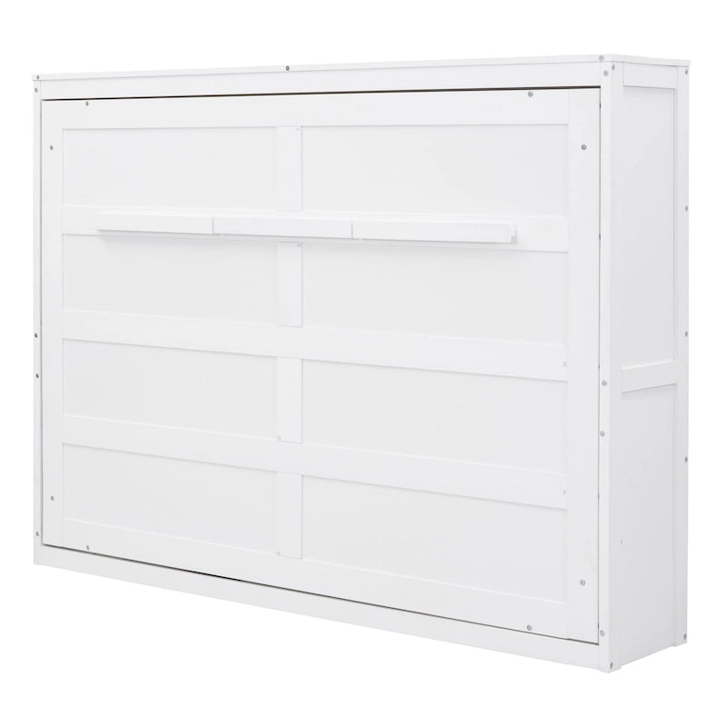Full Size Murphy Bed Wall Bed,Gray