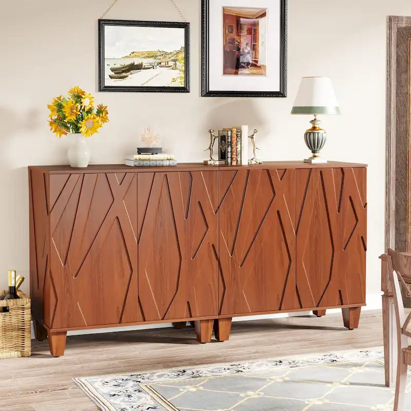 55-Zoll-Sideboard mit Stauraum für Küche und Esszimmer