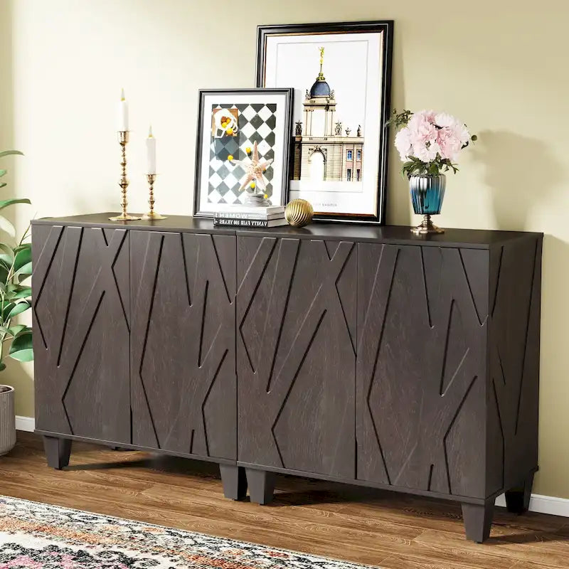 55-Zoll-Sideboard mit Stauraum für Küche und Esszimmer
