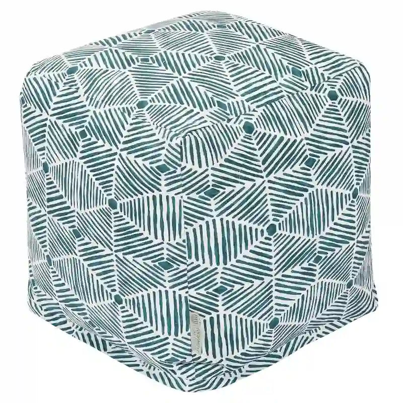 Cotton Twill Indoor Ottoman Pouf Cube - Small
