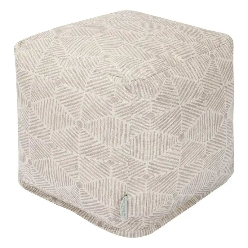 Cotton Twill Indoor Ottoman Pouf Cube - Small