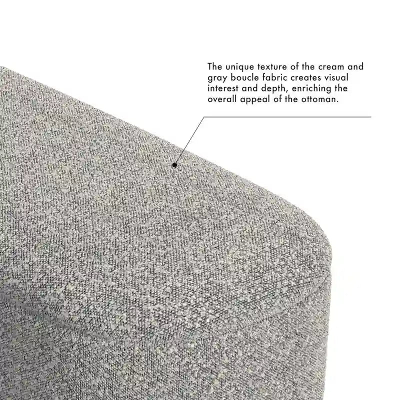 Ellipse Modern Storage Bench with Metal Legs
