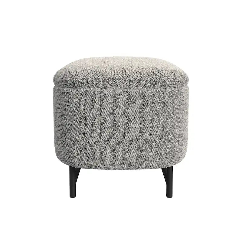 Ellipse Modern Storage Bench with Metal Legs