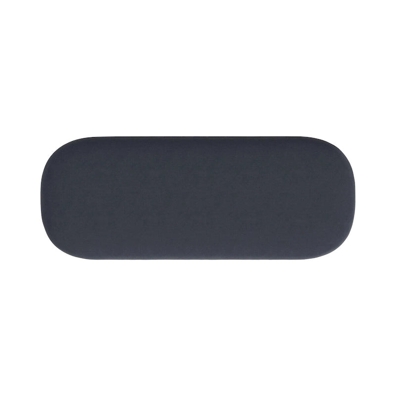 Ellipse Modern Storage Bench with Metal Legs