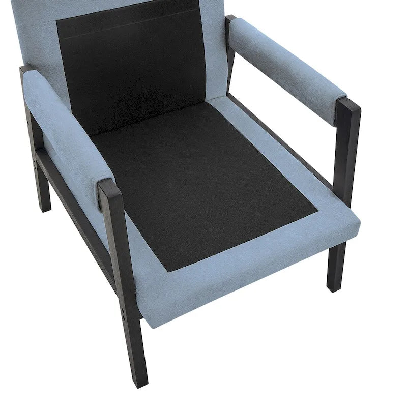 Mid-Century Modern Chenille Upholstered Accent Armchair